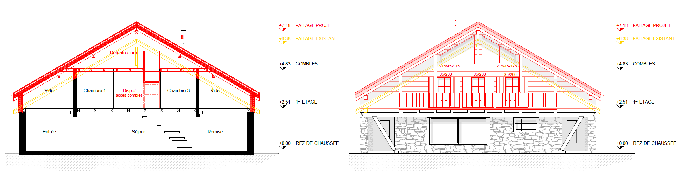Image 4 Plans de mise à l’enquête, coupe et façade